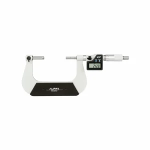 Digital micrometer with interchangeable ball contacts IP65 ALPA BA075