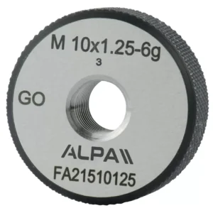 GO metric fine pitch (MF) threaded rings ALPA FA215