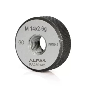 GO metric coarse pitch (M) threaded rings ALPA FA230