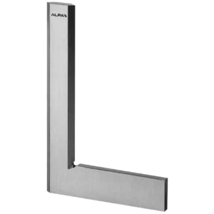 Simple bevelled square in hardened stainless steel ALPA HA090