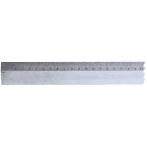Stainless steel millimetre scale with bevel ALPA HA100