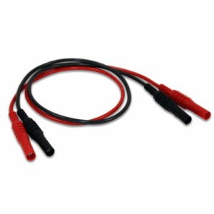 Shrouded 4 mm to 4mm lead 1000 V CAT III 0.5 m, red