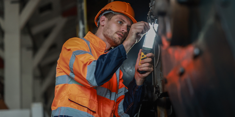 Technicians ensuring equipment accuracy and reliability 