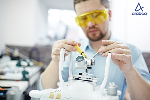 A technician calibration process