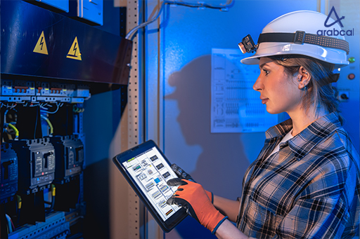Calibration Technician Analyzing Instruments